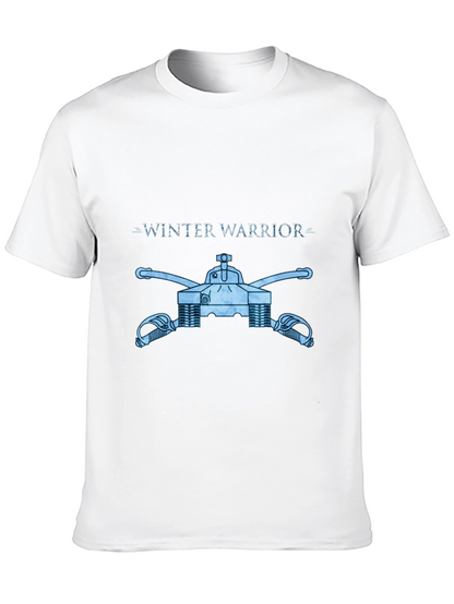 Winter Warrior Tank Graphic Tee - Black