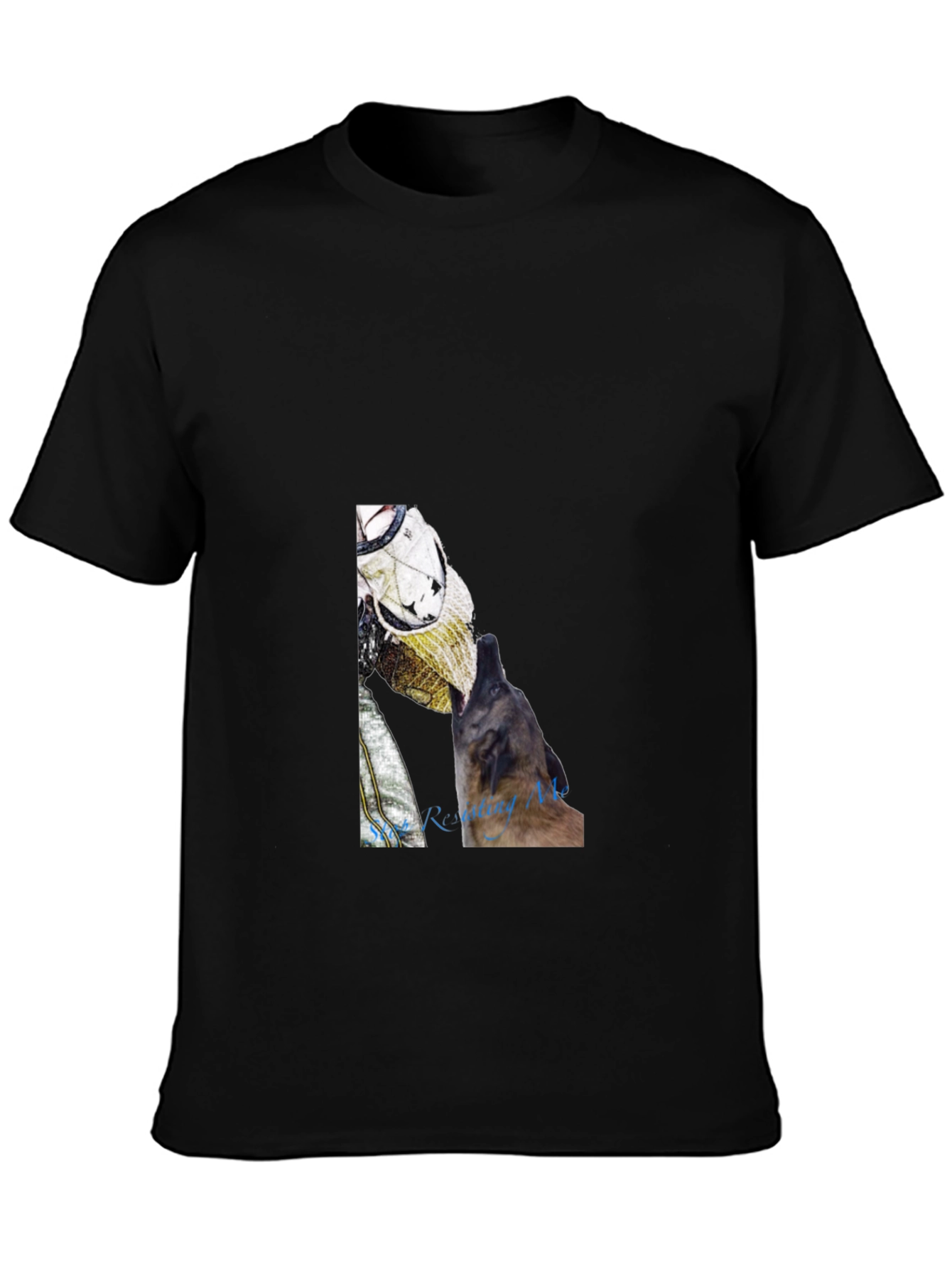Astronaut Dog Graphic Tee - Black