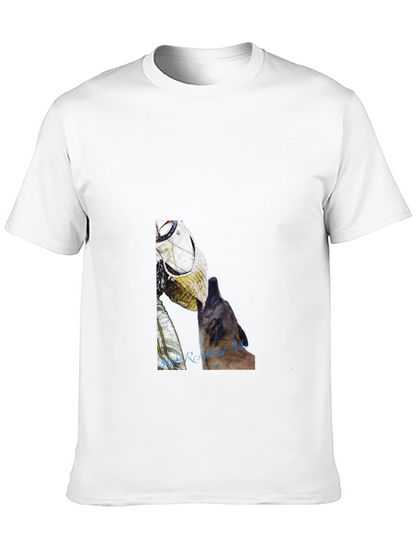 Astronaut Dog Graphic Tee - Black