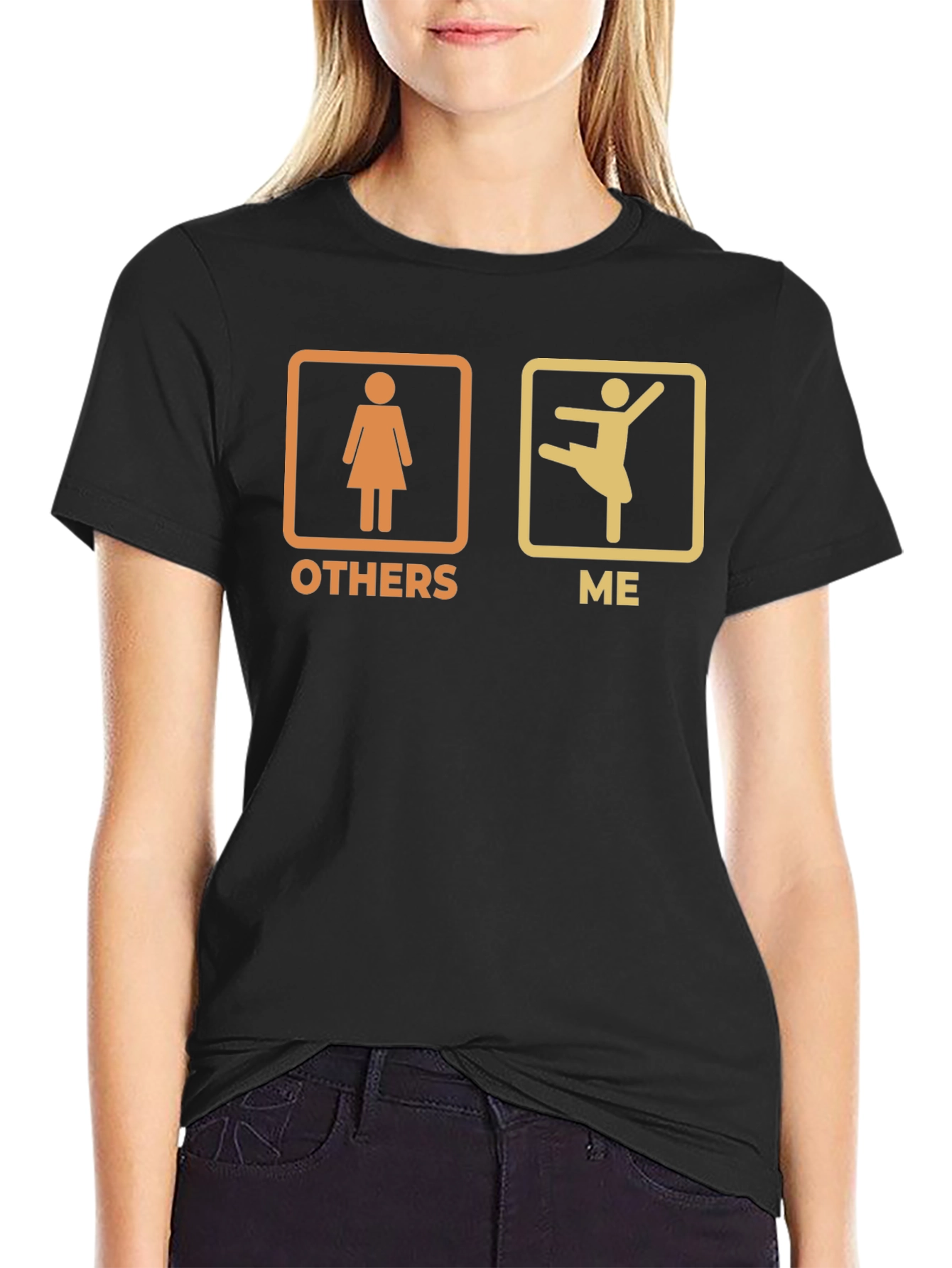 Ballet Dancer Graphic Tee - Others vs. Me Design