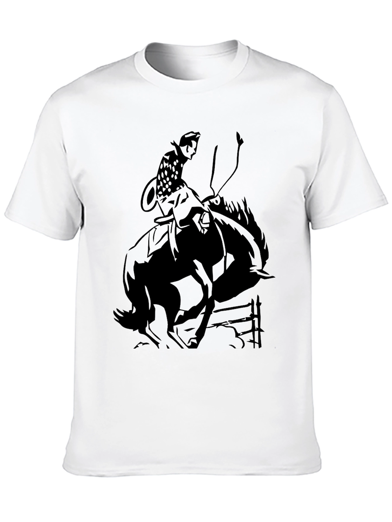 Black Rodeo Rider Graphic Tee