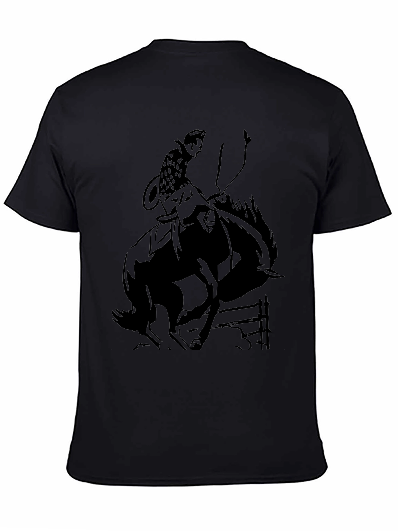 Black Rodeo Rider Graphic Tee