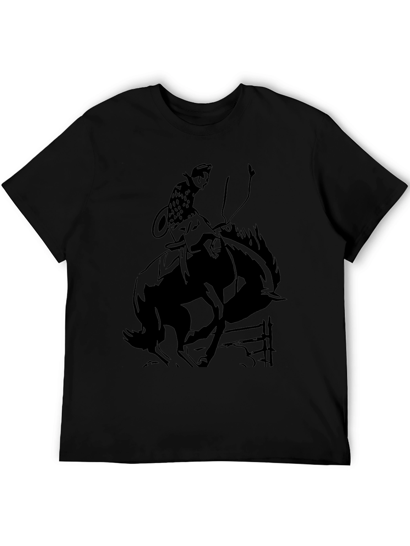Black Rodeo Rider Graphic Tee