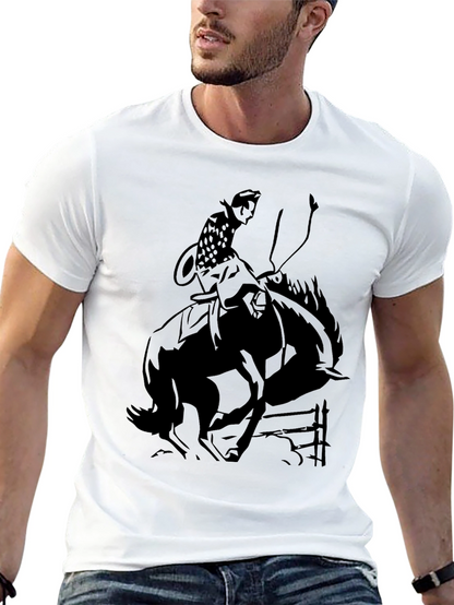 Black Rodeo Rider Graphic Tee