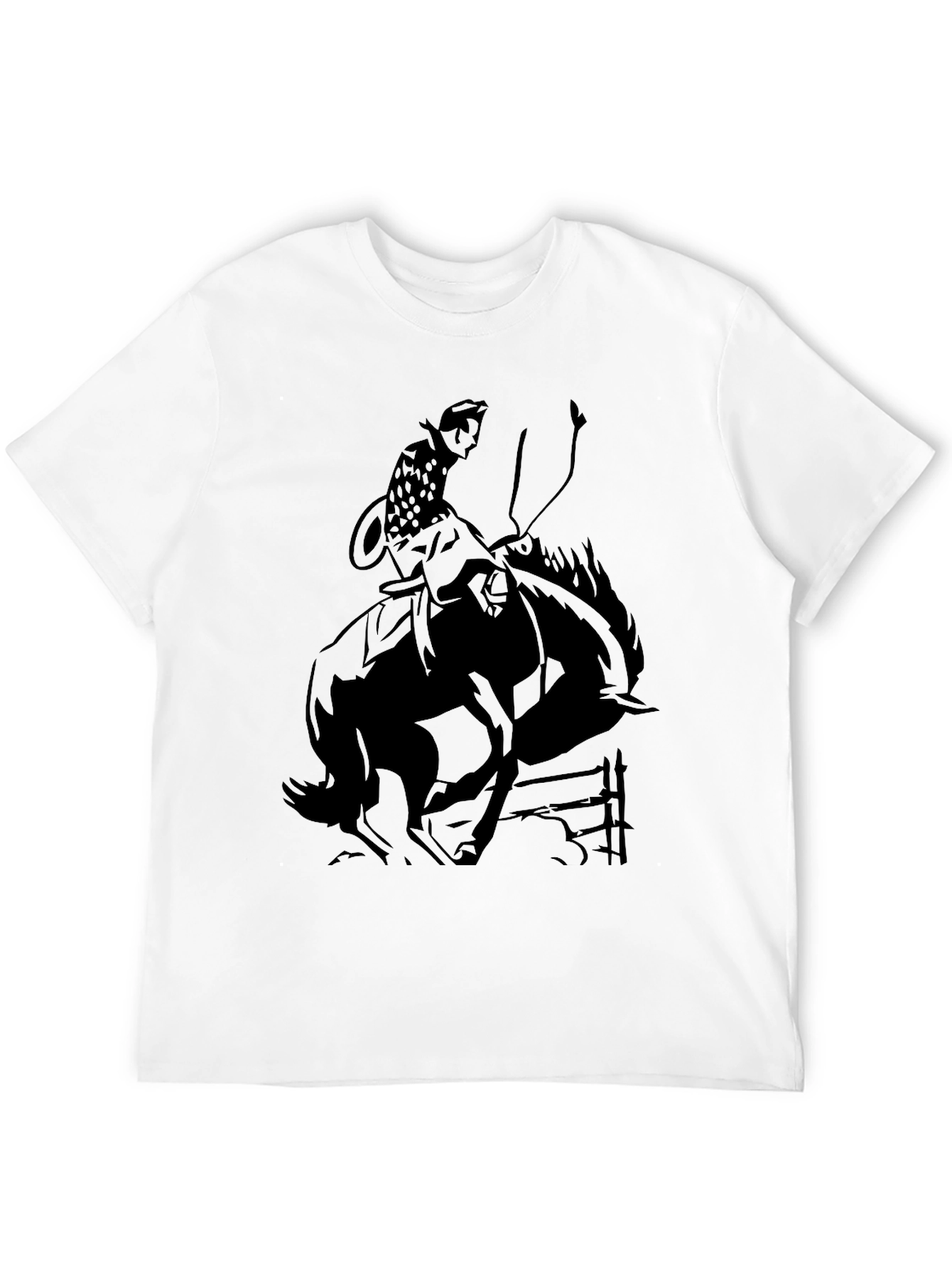 Black Rodeo Rider Graphic Tee