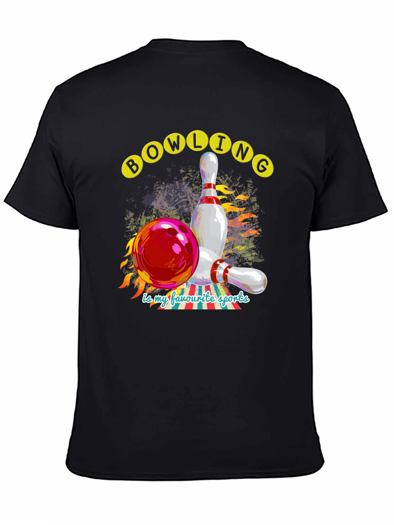 Bowling is My Favorite Sports Graphic Tee