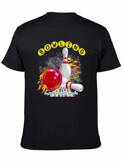Bowling is My Favorite Sports Graphic Tee