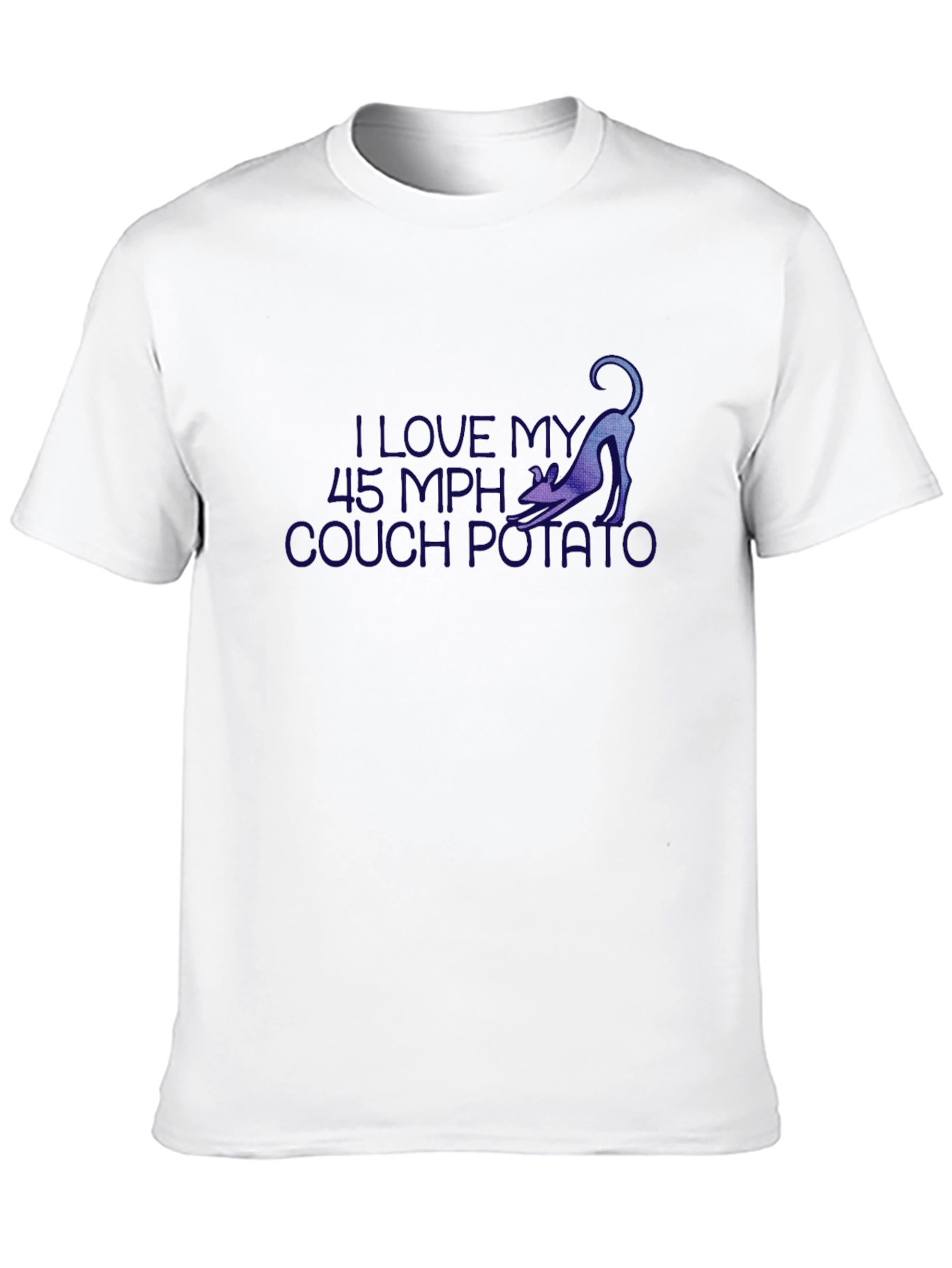 I Love My 45 MPH Couch Potato Black T-Shirt