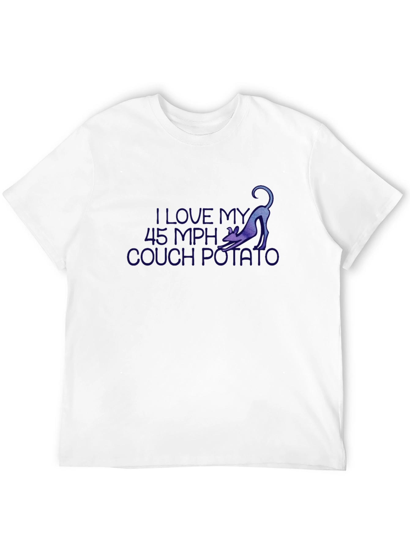I Love My 45 MPH Couch Potato Black T-Shirt
