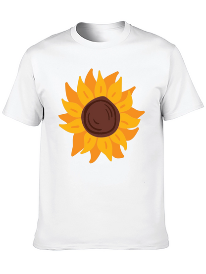 Sunflower Graphic Tee - Black Unisex Shirt