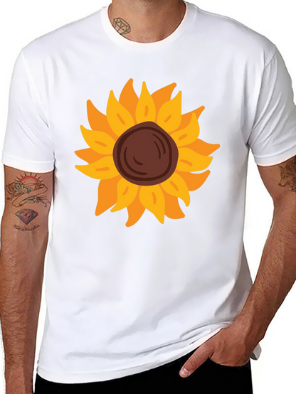 Sunflower Graphic Tee - Black Unisex Shirt