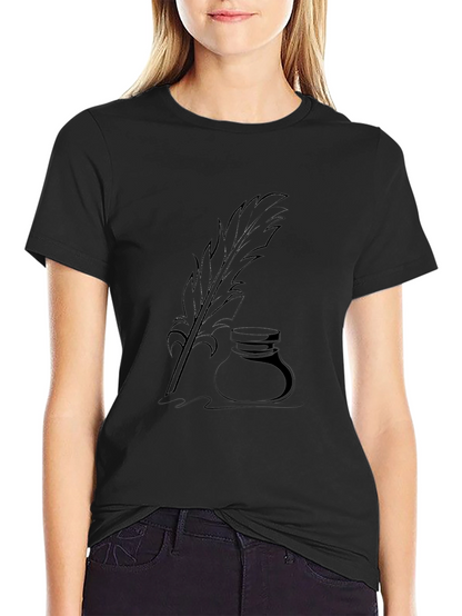 Quill & Ink T-Shirt - Black Graphic Tee