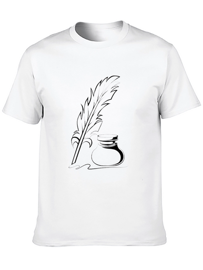 Quill & Ink T-Shirt - Black Graphic Tee