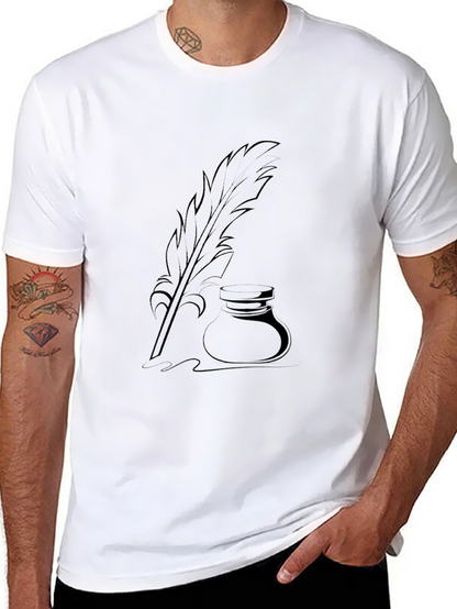 Quill & Ink T-Shirt - Black Graphic Tee