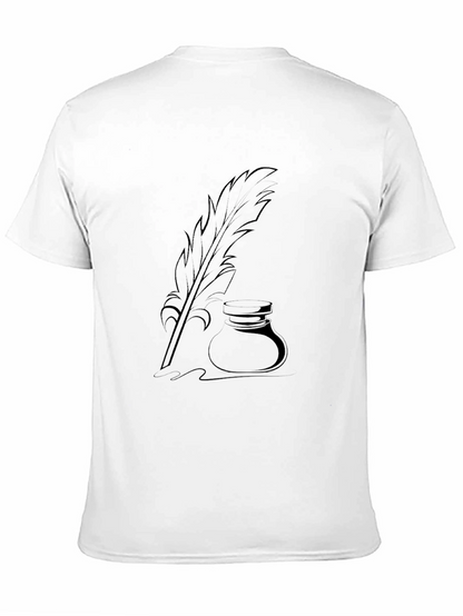 Quill & Ink T-Shirt - Black Graphic Tee