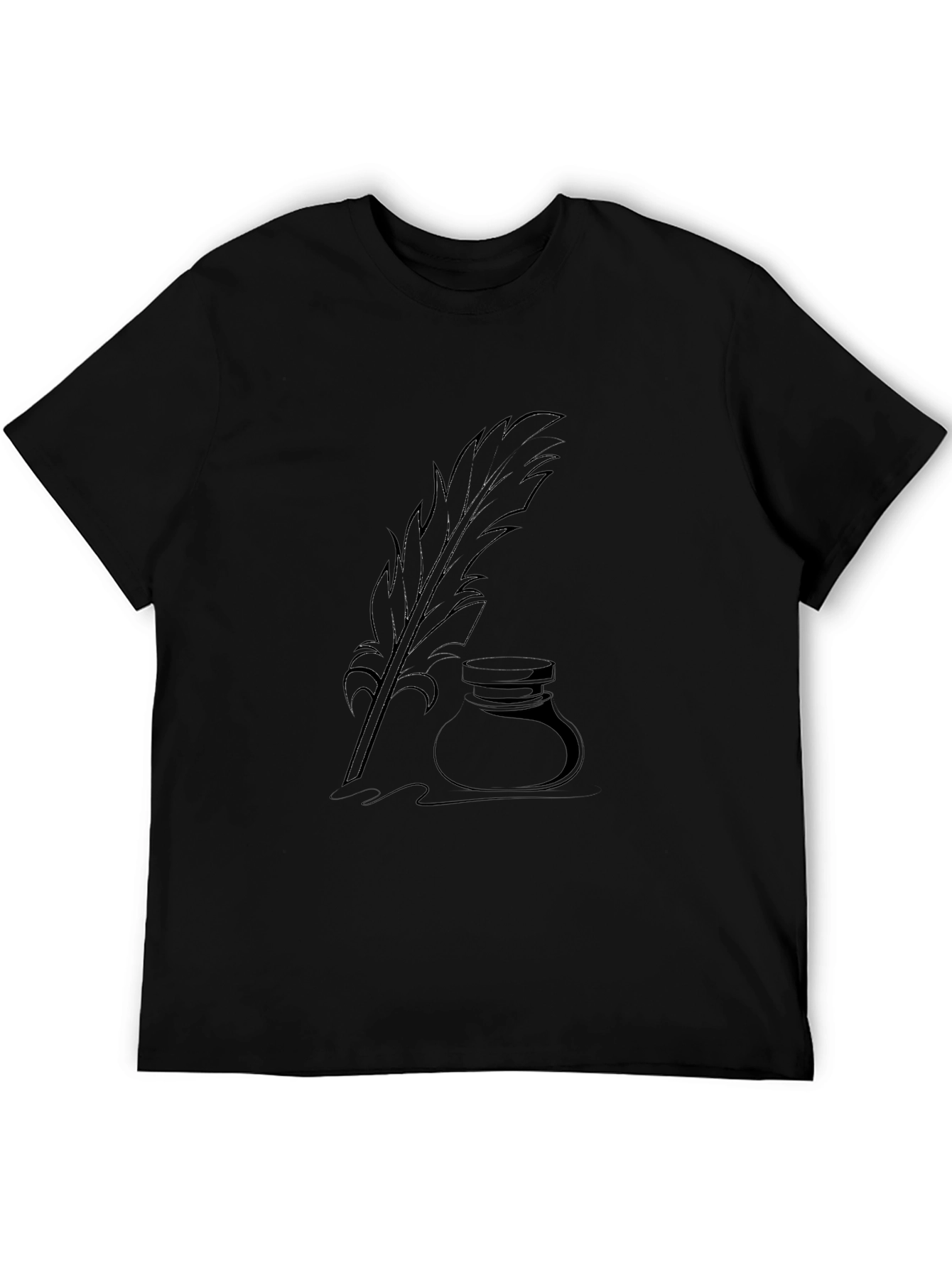 Quill & Ink T-Shirt - Black Graphic Tee