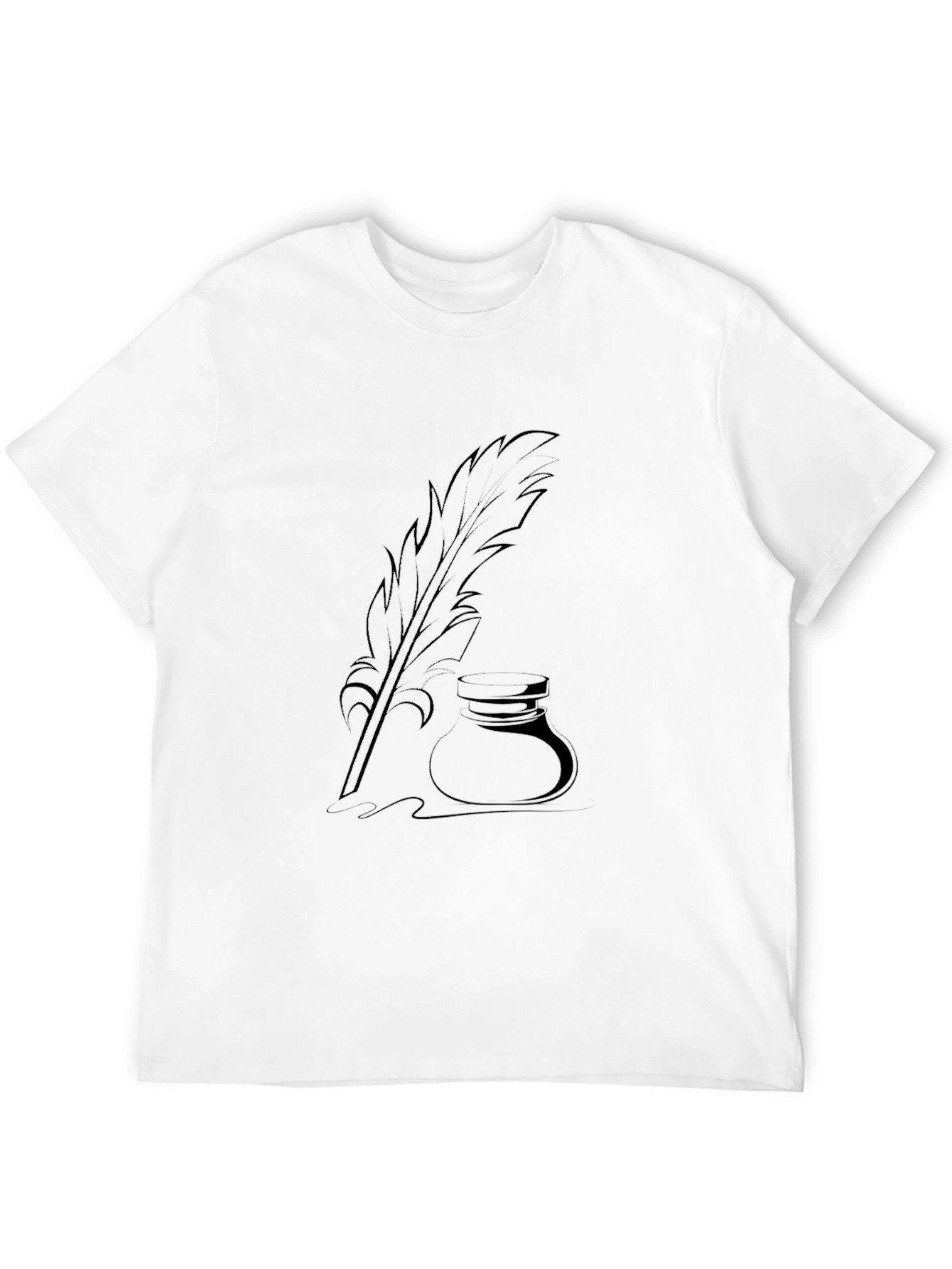 Quill & Ink T-Shirt - Black Graphic Tee