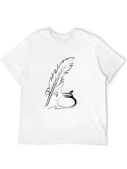 Quill & Ink T-Shirt - Black Graphic Tee