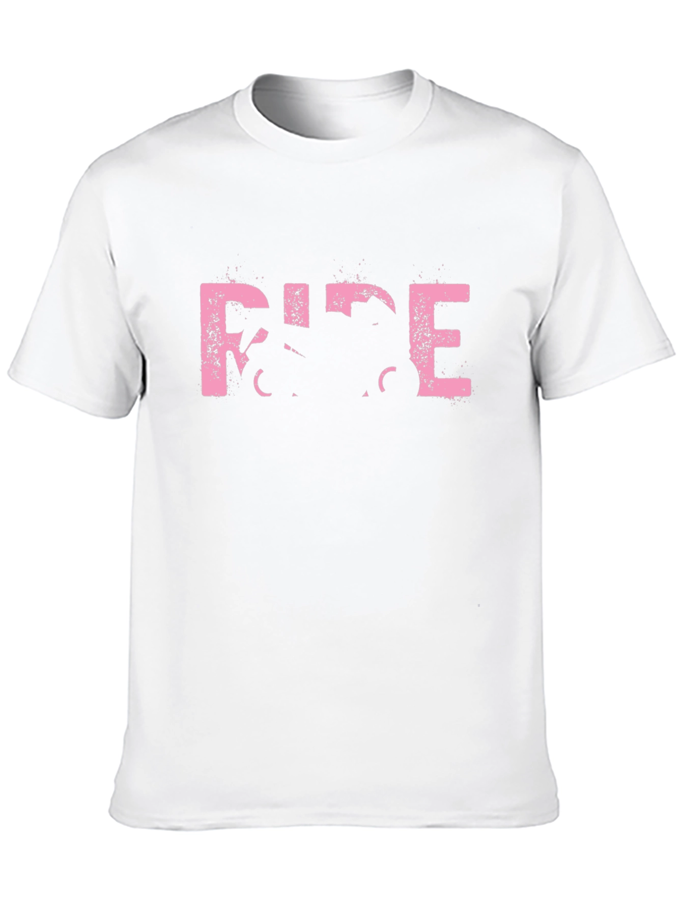 Ride Motorcycle Pink Graphic Tee