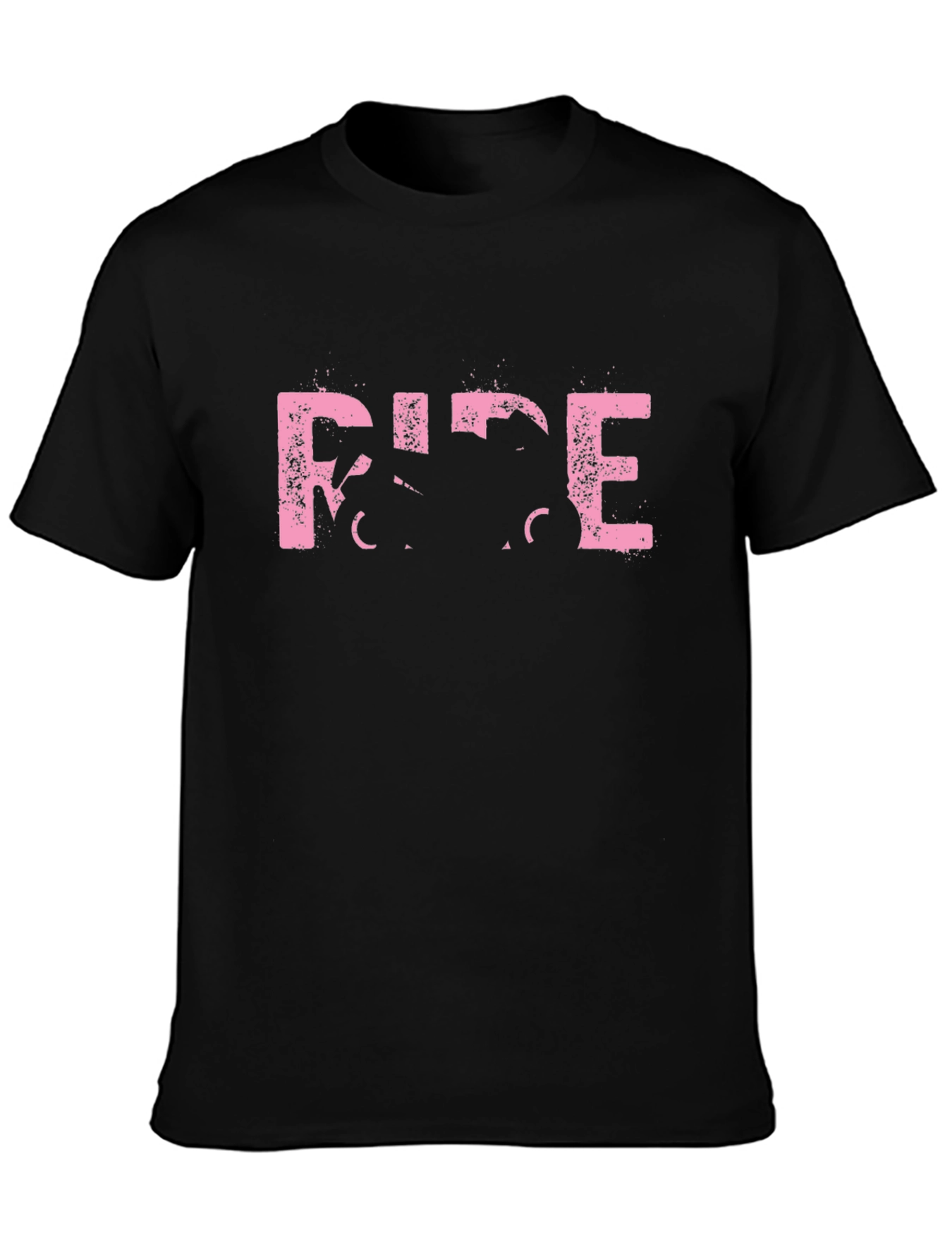 Ride Motorcycle Pink Graphic Tee