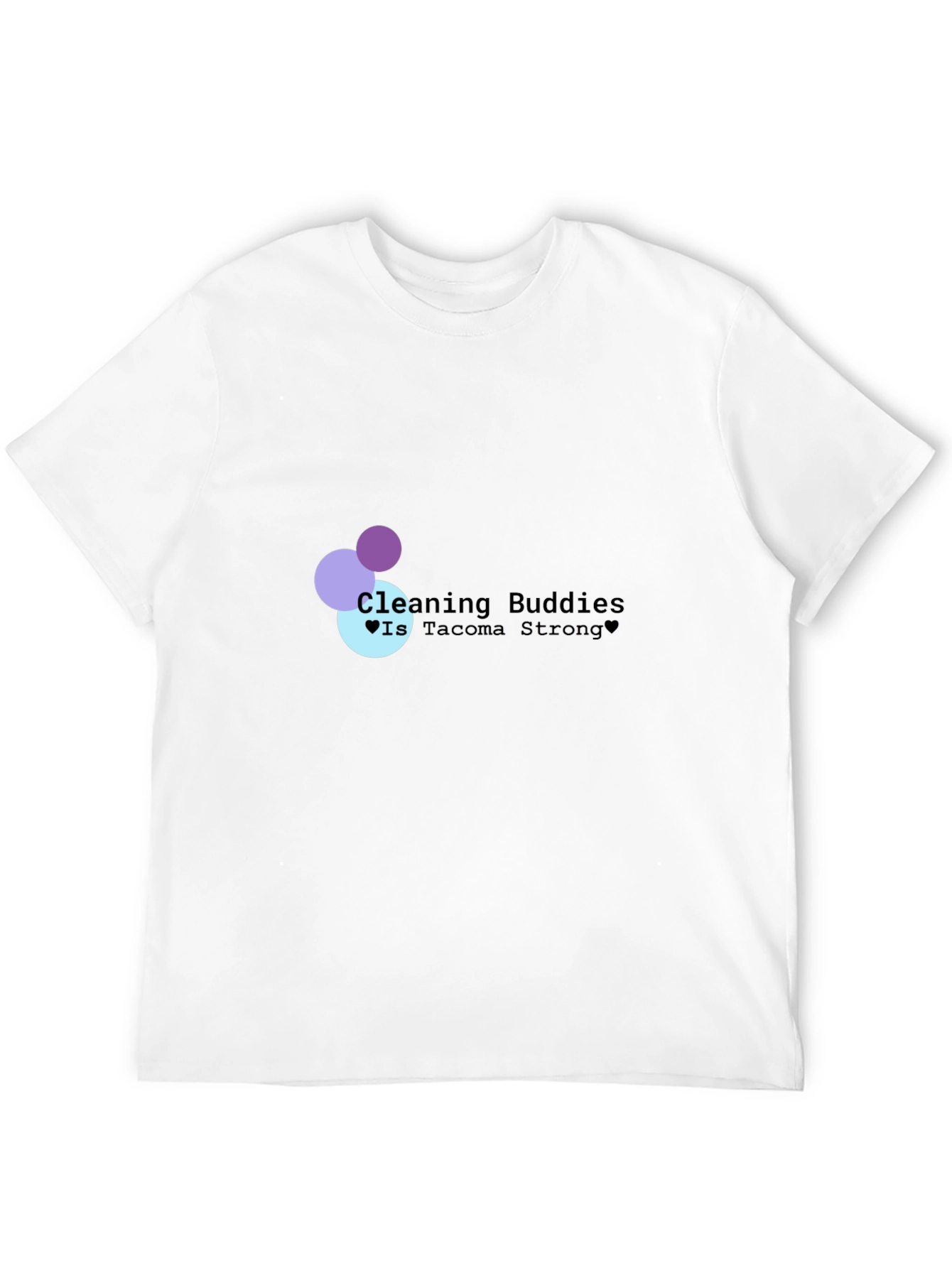 Cleaning Buddies Tacoma Strong Black T-Shirt