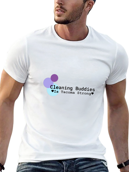 Cleaning Buddies Tacoma Strong Black T-Shirt