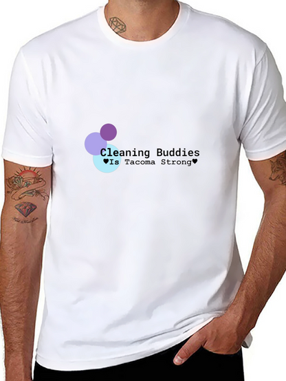 Cleaning Buddies Tacoma Strong Black T-Shirt