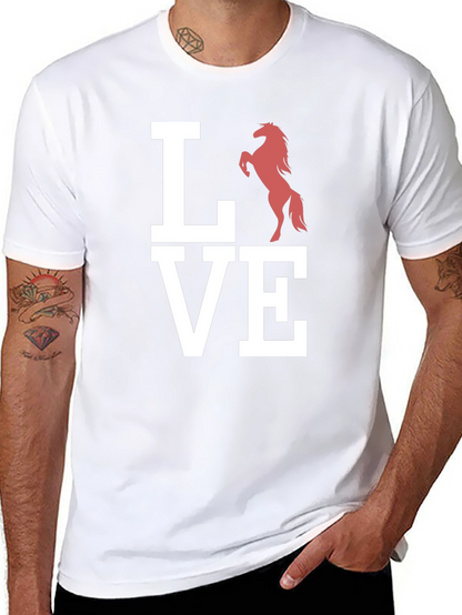 Love Horse T-Shirt - Equestrian Graphic Tee