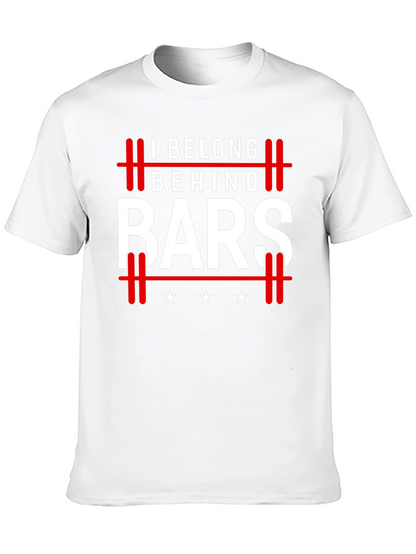 I Belong Behind Bars Graphic T-Shirt