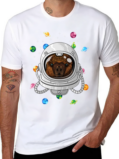 Astronaut Quokka Space T-Shirt