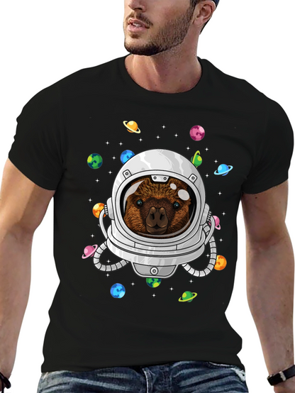 Astronaut Quokka Space T-Shirt
