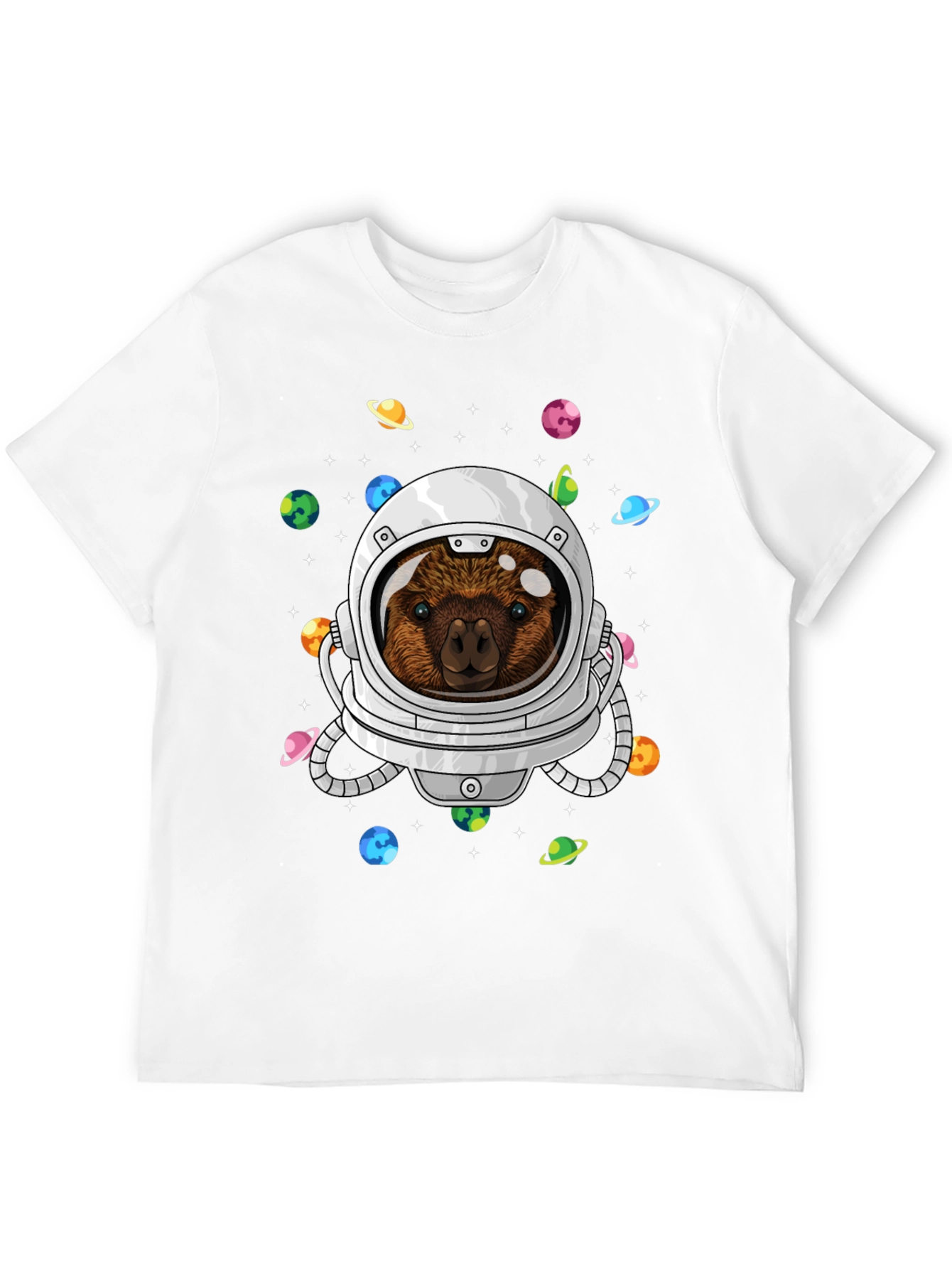 Astronaut Quokka Space T-Shirt