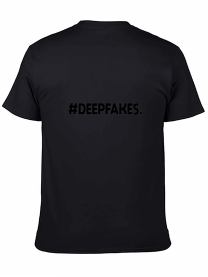 Deepfakes Graphic Tee - Mens Black T-Shirt