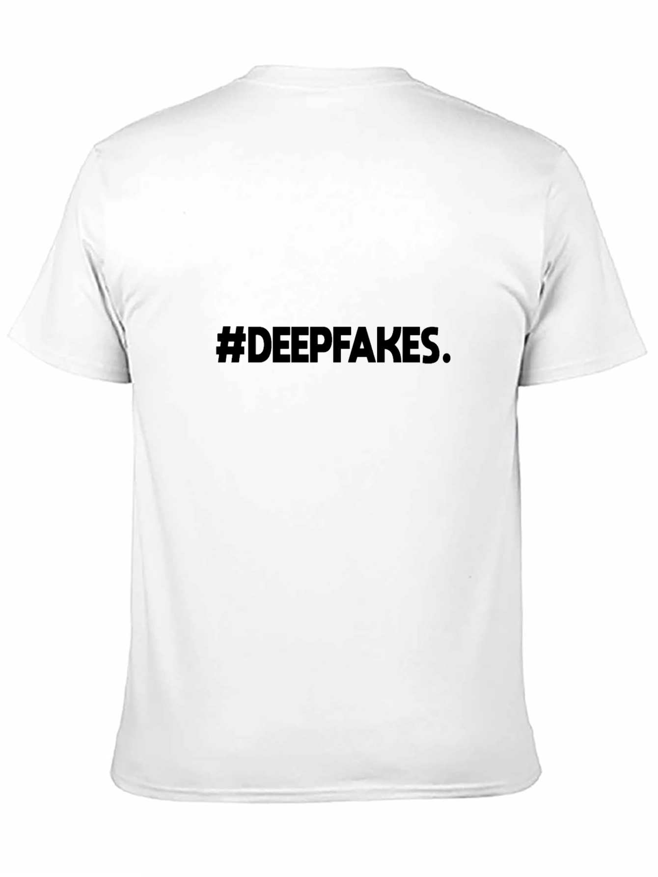 Deepfakes Graphic Tee - Mens Black T-Shirt