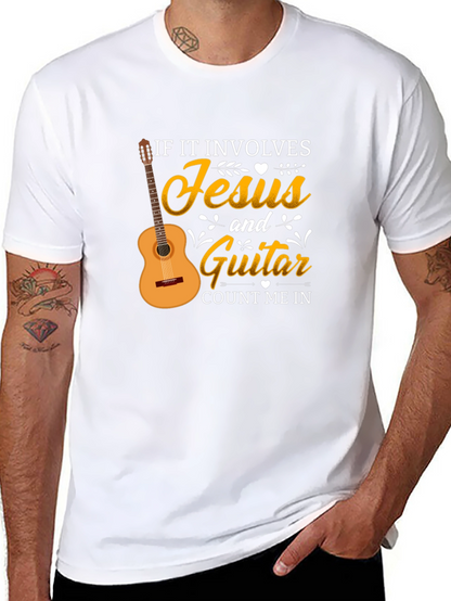 Jesus and Guitar T-Shirt - Christian Music Lover Tee