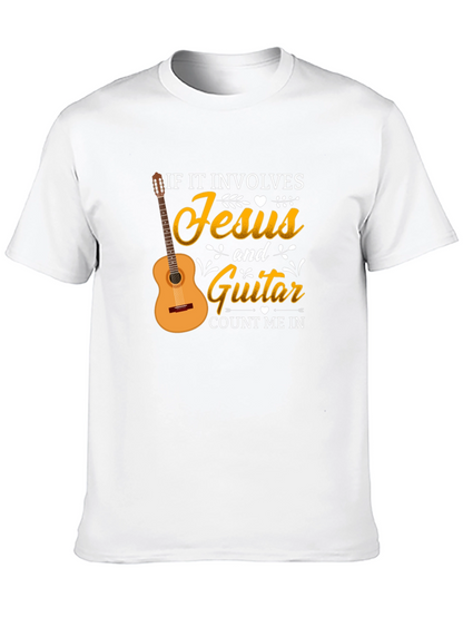 Jesus and Guitar T-Shirt - Christian Music Lover Tee