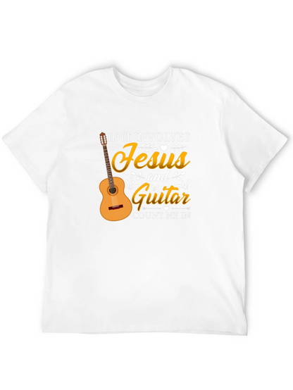 Jesus and Guitar T-Shirt - Christian Music Lover Tee