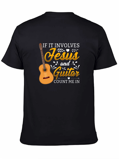 Jesus and Guitar T-Shirt - Christian Music Lover Tee