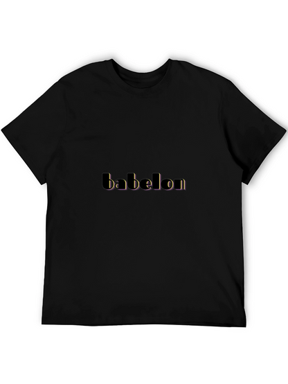 Babelon Graphic T-Shirt - Stylish Black Tee