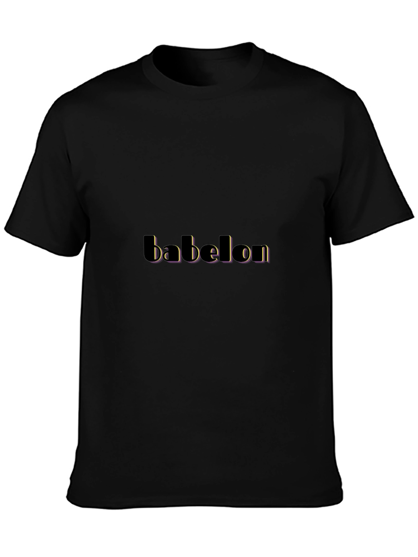 Babelon Graphic T-Shirt - Stylish Black Tee