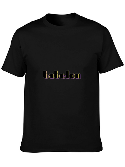 Babelon Graphic T-Shirt - Stylish Black Tee