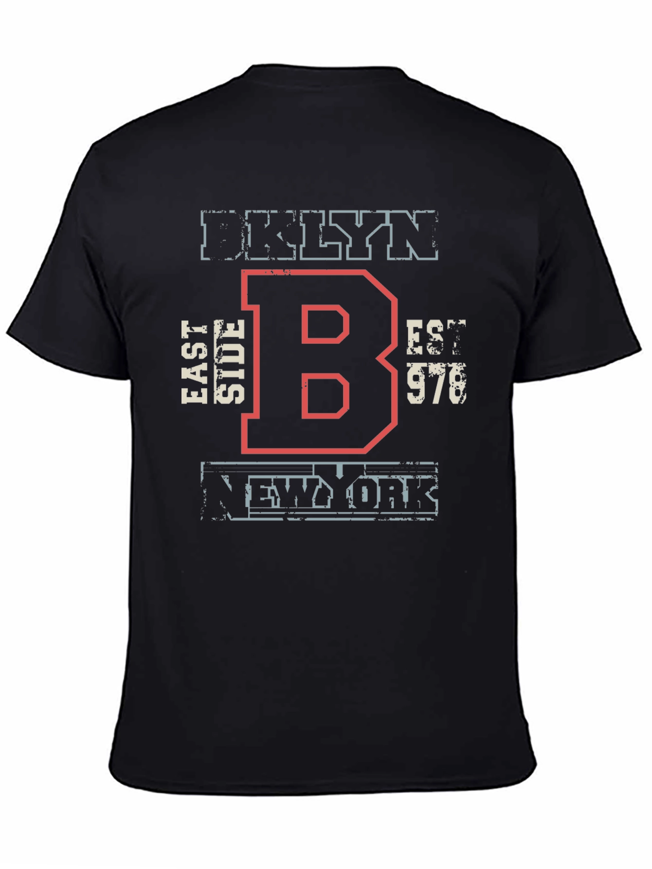 Brooklyn New York Est. 978 Black T-Shirt