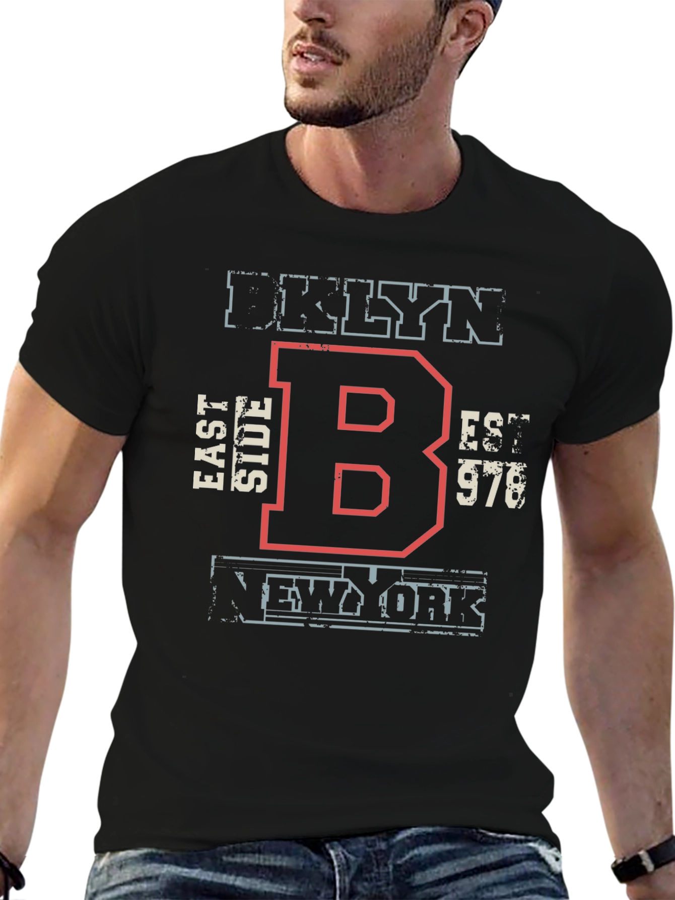 Brooklyn New York Est. 978 Black T-Shirt