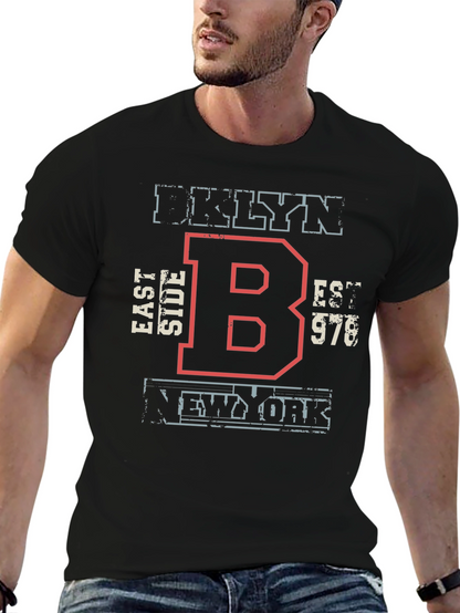 Brooklyn New York Est. 978 Black T-Shirt