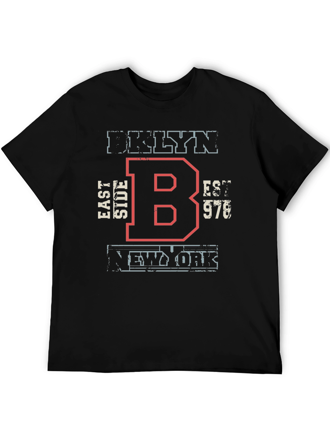 Brooklyn New York Est. 978 Black T-Shirt