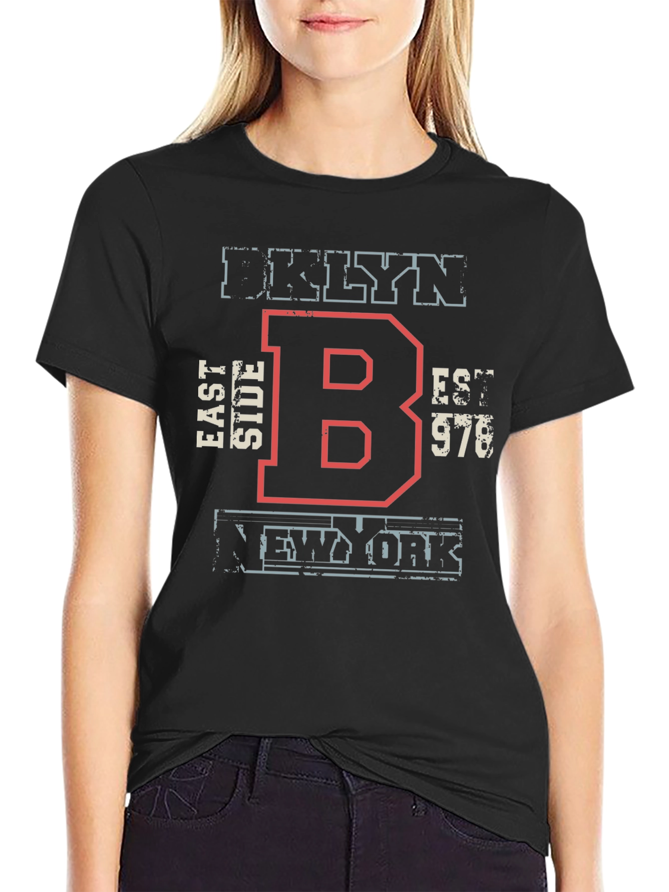 Brooklyn New York Est. 978 Black T-Shirt