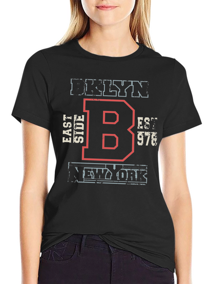 Brooklyn New York Est. 978 Black T-Shirt