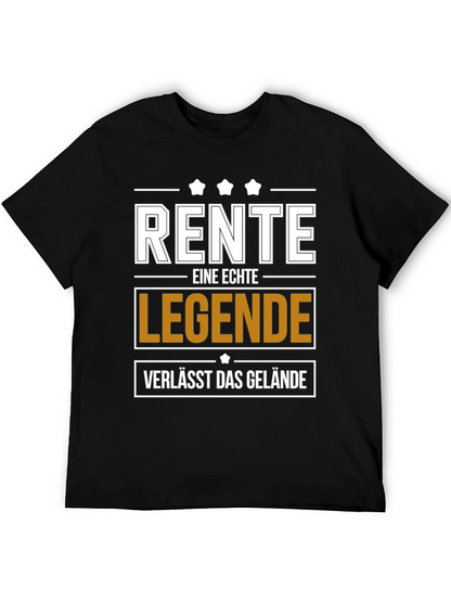 Retirement Legend T-Shirt - German Rente Eine Echte Legende