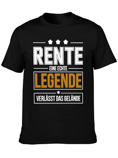 Retirement Legend T-Shirt - German Rente Eine Echte Legende