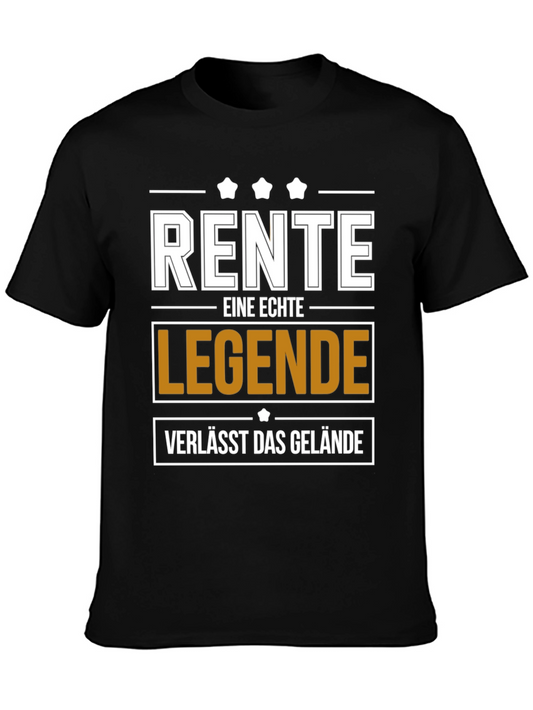 Retirement Legend T-Shirt - German Rente Eine Echte Legende